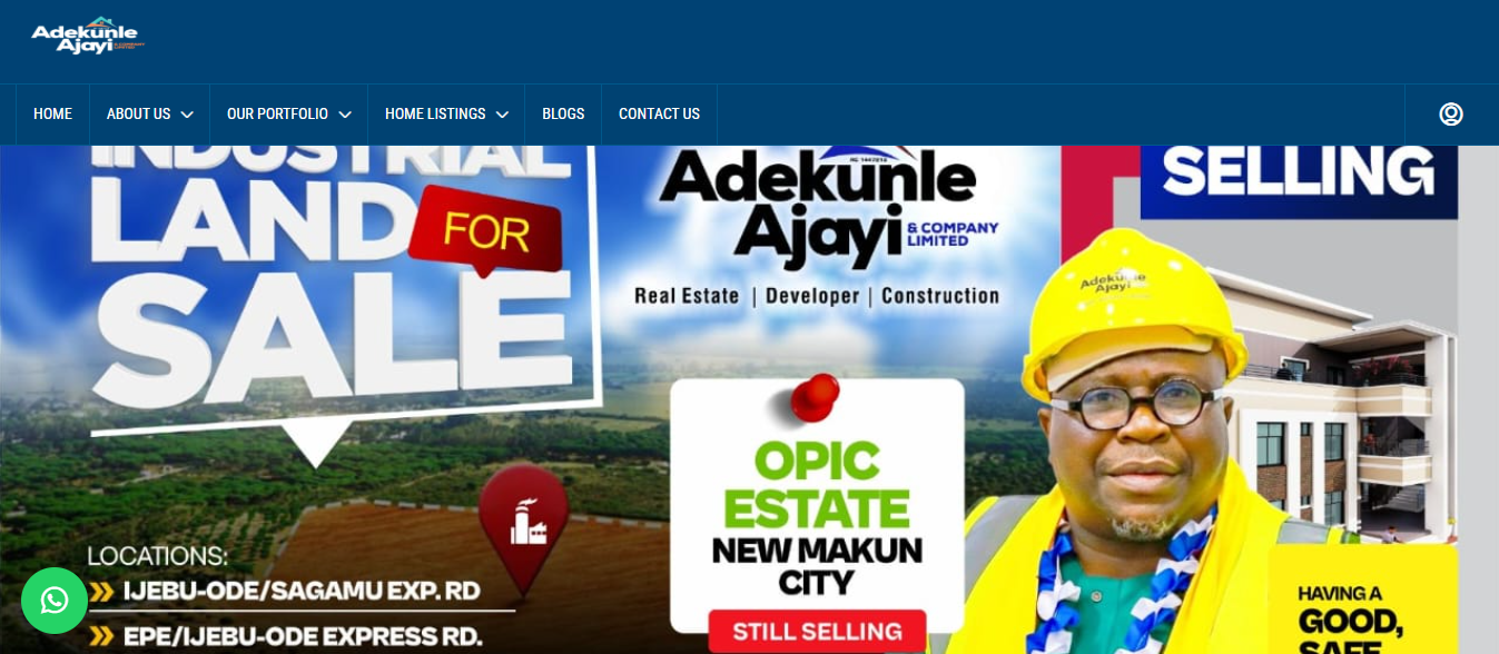 Adekunle Ajayi Website - Abraham Awoleye