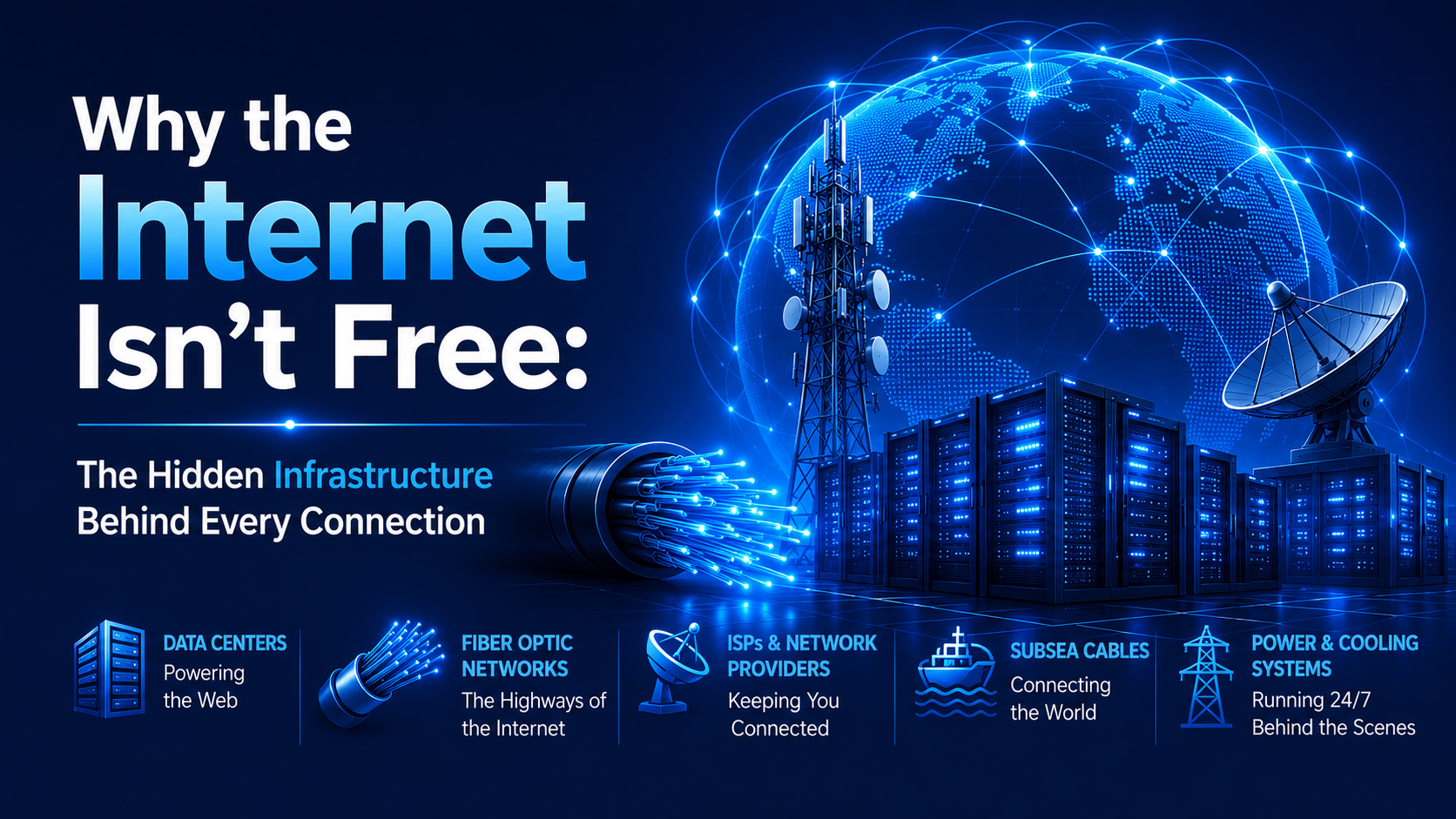 Why the Internet Isn't Free The Hidden Infrastructure Behind Every Connection
